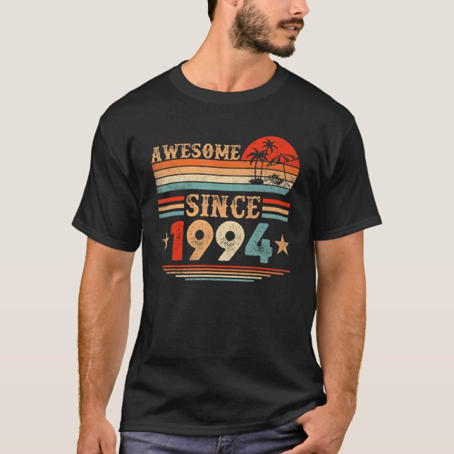 27 år gammal Fantastisk sedan 1994, 27:e födelseda T Shirt (Framsida)