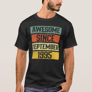 27 år gammal Fantastisk sedan september 1995 27:e T Shirt