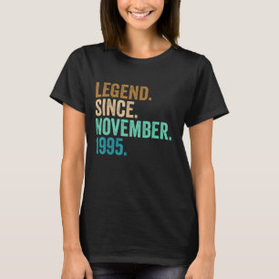 27 år gammal förklaring sedan november 1995 27:e f t shirt