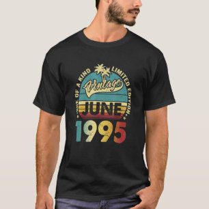 27-årig Vintage juni 1995 27:e B-dagen T Shirt