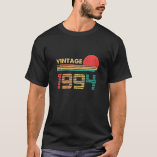 27-årig Vintage på födelsedagen, klassisk, född 19 T Shirt