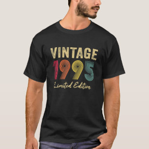 27 års Vintage för gamla gåvor 1995 Begränsad Edit T Shirt