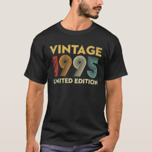 27 års Vintage för gamla gåvor 1995 Begränsad Edit T Shirt