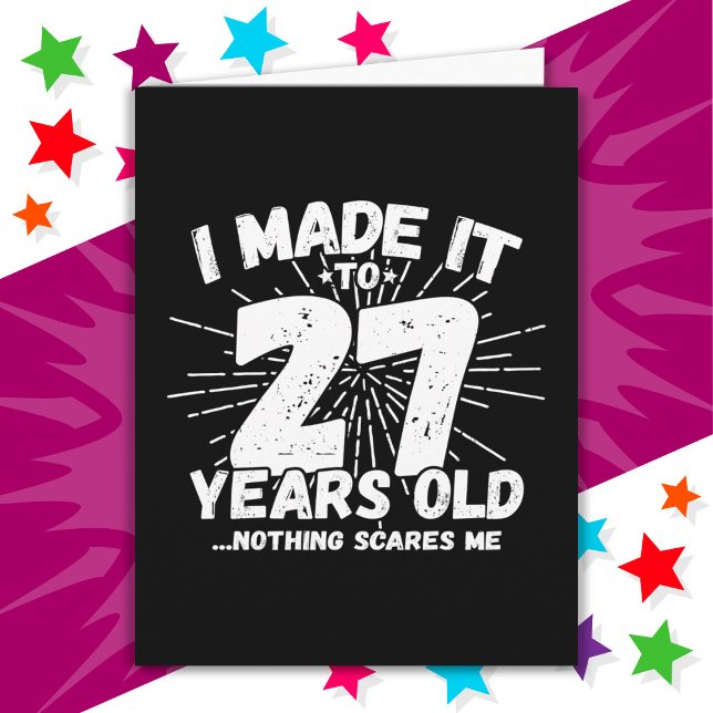 27-årsjubileum, 27-årsjubileum kort (Skapare uppladdad)