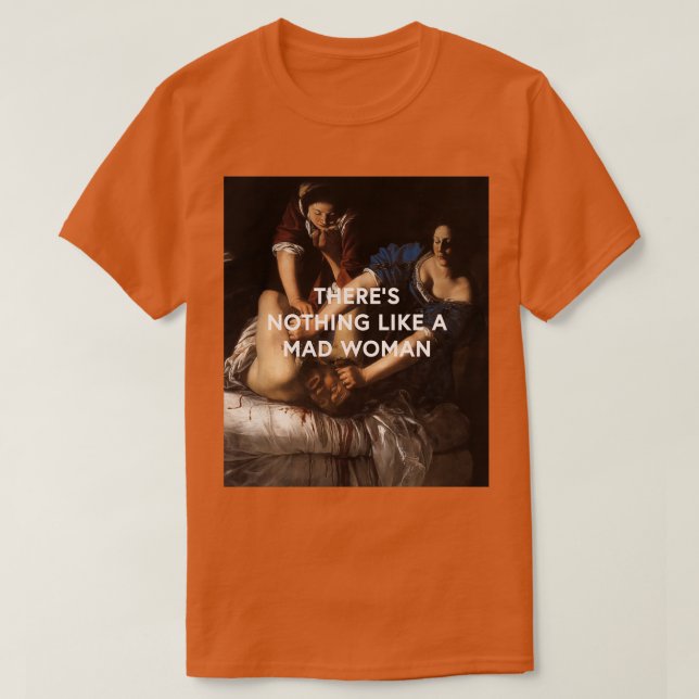 27-årsjubileum som en galen kvinna t shirt (Design framsida)