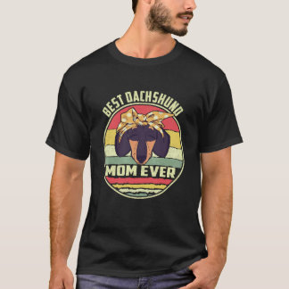 27 Bästa Dachshund Mamma Någonsin Vintage T Shirt