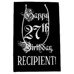 27:e födelsedagen: Finare, Elegant, skript + eget 