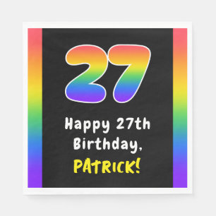 27:e födelsedagen: Rainbow Spectrum nr 27, Anpassa Pappersservett