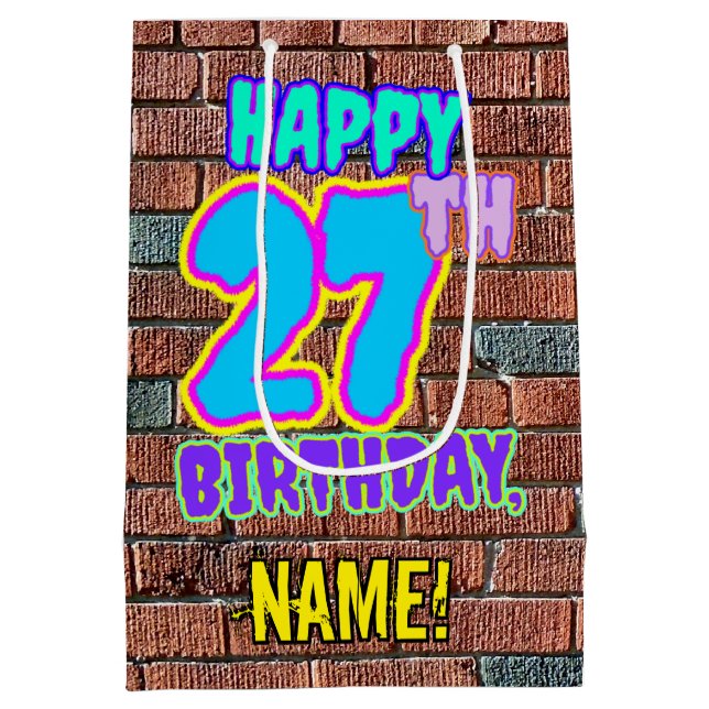 27:e födelsedagen: Roligt, Urban Graffiti Inspired (Baksidan)