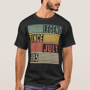 27:e födelsedagslätten sedan juli 1995 27 år gamma t shirt