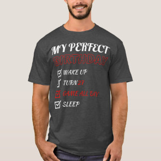 27:e Perfektens födelsedagsspel 27 år gamla pojkar T Shirt