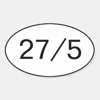 27 i klistermärke 5