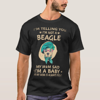 27 Jag säger er att jag inte är en beagle T Shirt