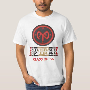 27th InfanteriBCT-universiteten av den Irak T Shirt