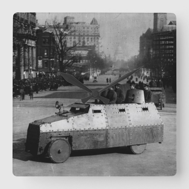 27th Mars 1917:  Den armerade fordonskvadronen Fyrkantig Klocka (Framsida)