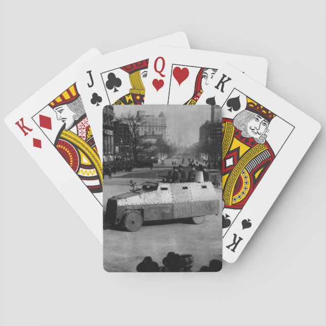 27th Mars 1917:  Den armerade fordonskvadronen Spelkort (Baksidan)