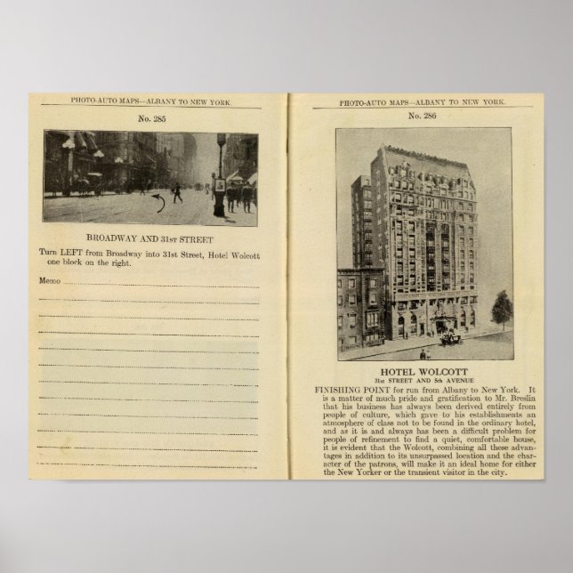 28586 Broadway & 31a St Hotel Wolcott Poster (Framsidan)