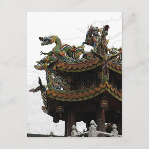 285 - Dragon Temple Vykort