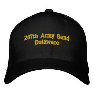 287:e armén Band Delaware Broderad Keps