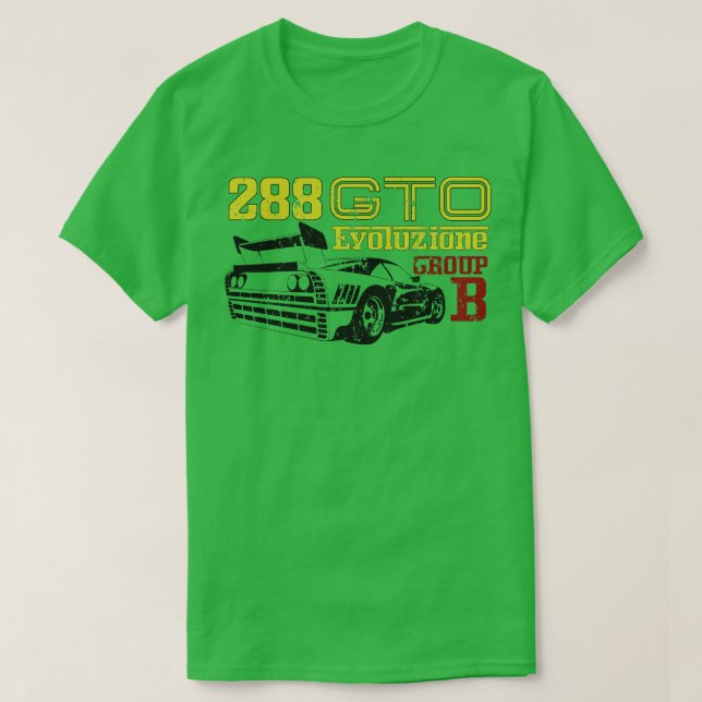 288 GTO Evoluzione T Shirt (Design framsida)