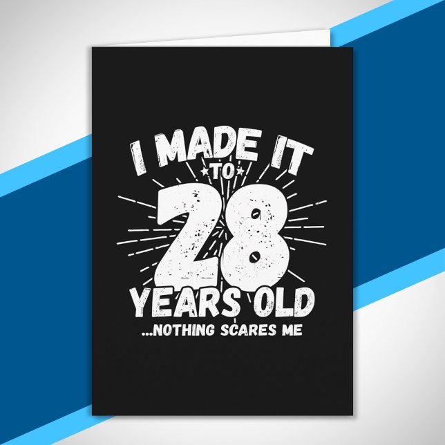 28-årsdag - Roligt 28-årsdags Meme Kort (Skapare uppladdad)