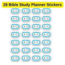28 Bibelstudieplanering eller Bullet Journal