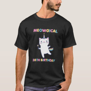 28 dagars födelsedag Kattunge 28 år gammal katt T Shirt