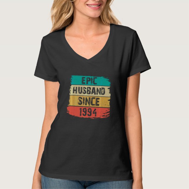 28:e Bröllop-årsdagen efter Make 1994 T Shirt (Framsida)
