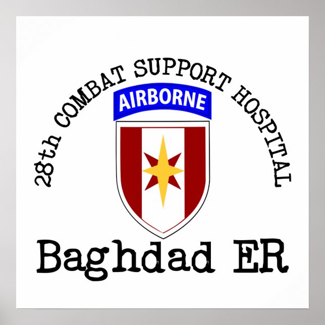 28:e CSH Baghdad ER Poster (Framsidan)