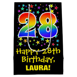 28:e födelsedag: Färga stjärnor Mönster och regnbå