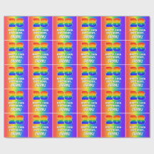 28:e födelsedag: Färgfull, Roligt Rainbow Mönster