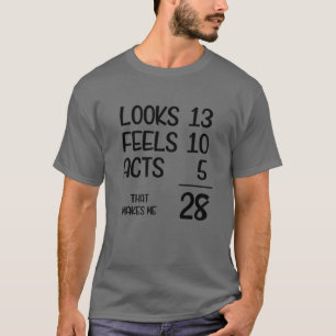 28:e födelsedagen 28 år gammal född 1994 t shirt