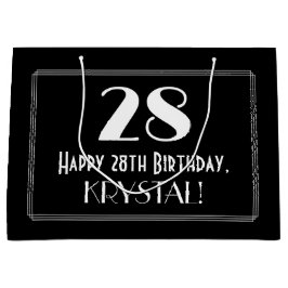 28:e födelsedagen: Art Deco Inspired Stil "28", Na