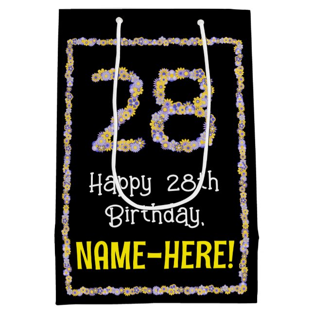 28:e födelsedagen: Blommigt Flowers Number, eget n (Baksidan)