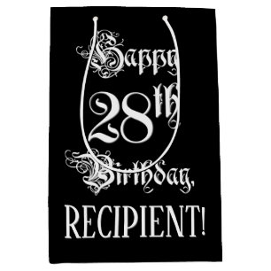 28:e födelsedagen: Finare, Elegant, skript + eget 