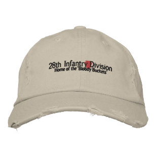 28:e infanteridivisionen broderad keps
