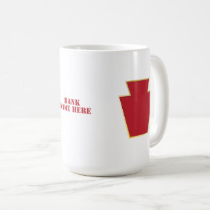 28:e infantry Division Badge Kaffemugg