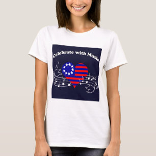 #28 firar med musik t-shirt