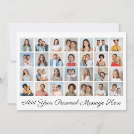 28 Fotos Kollage Lägg till din egen hälsning Inbjudningar