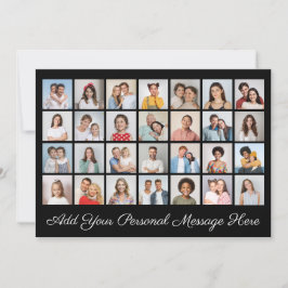 28 Fotos Kollage Lägg till eget välkomnande  Inbjudningar