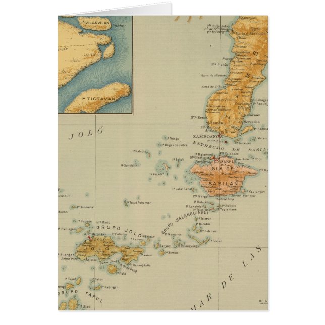 28 i Mindanao Occidental, Jolo Hälsningskort (Framsidan)