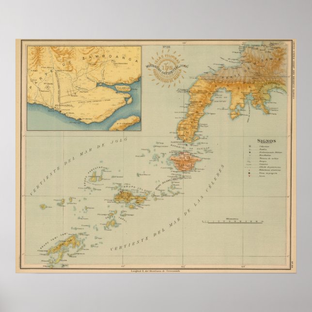 28 i Mindanao Occidental, Jolo Poster (Framsidan)