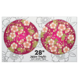 28" Japansk DIY-klipp och sy kuddpattern Tyg