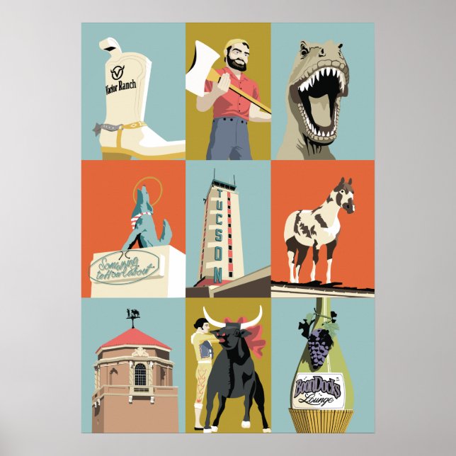 28-tums x20-tums Tucson-enheter Poster (Framsidan)