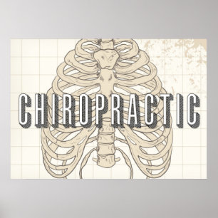 28" x 20", Chiropracticvintage affisch