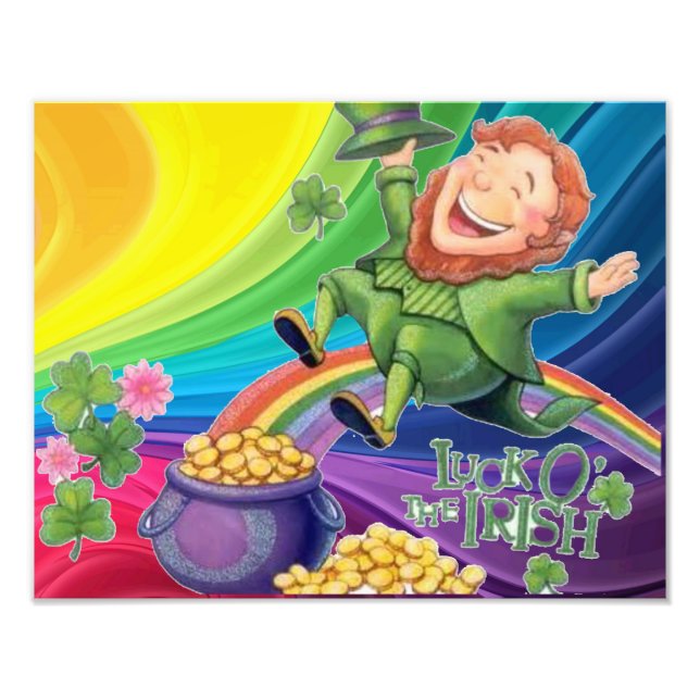 28p-8618-saint-patricks-day fototryck (Framsidan)