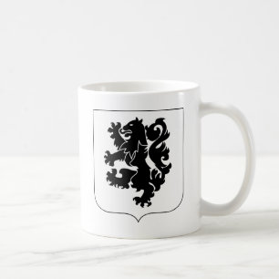 28th Infanterit Regiment - svart lejon Kaffemugg