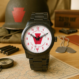 28th Infantry Division "Fire and Movement" Tribute Armbandsur