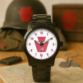 28th Infantry "Keystone" Division Personalized Armbandsur