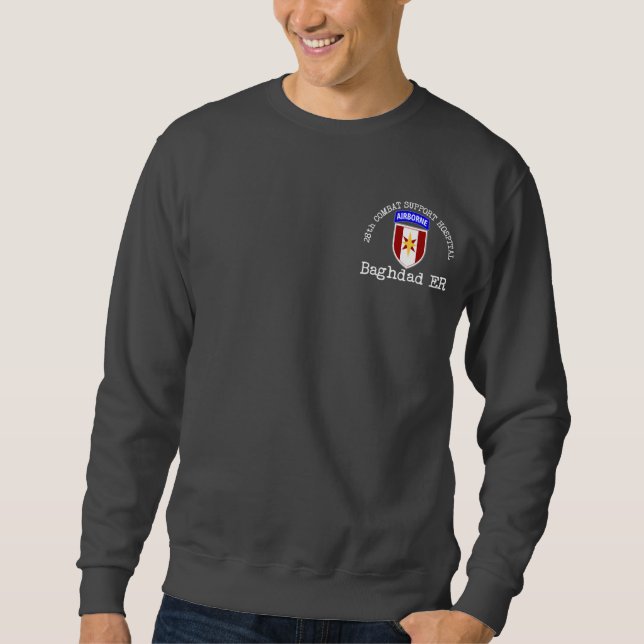 28th Stridservicesjukhus - Baghdad ER Sweatshirt (Framsida)
